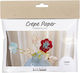 Creativ Company Mini Craft Kit Crepe Paper Μίνι Κιτ Χειροτεχνίας Χαρτί Κρεπ Λουλούδια 1 Τεμάχιο