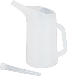 Recipient pentru combustibil Relaxdays cu gât de umplere alb 31.5x13x36 cm