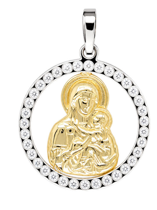 Xrisokosmima Kinder Amulette mit der Jungfrau Maria Gold Xrisokosmima Kinder Amulette mit der Jungfrau Maria Gold