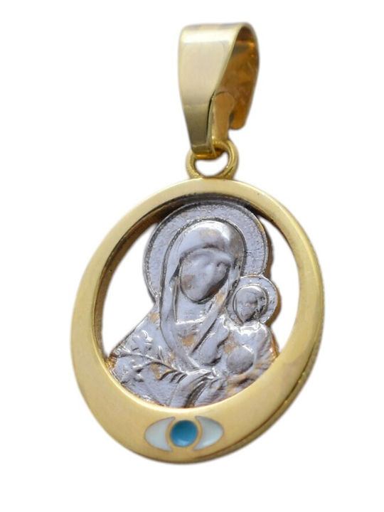 Gatsa Pendant Constantine Coin Gold 9K