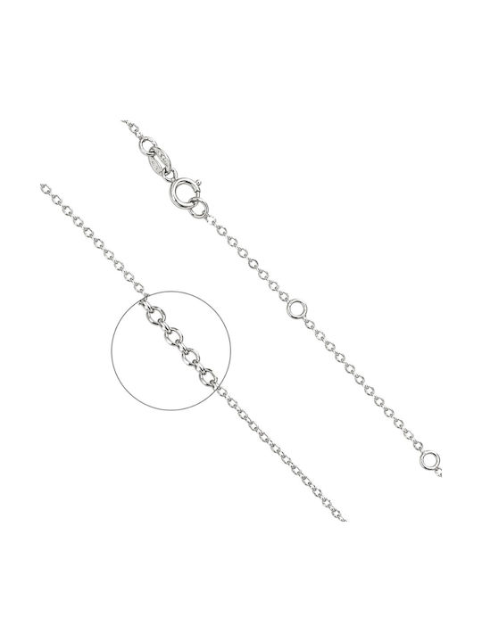 Xryseio White Gold Neck Chain 9K