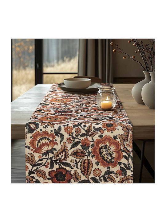 Beauty Home Față de masă Runner Flori și Ramuri 32x250εκ.