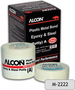 Alcon Желязна замазка Епоксидна смола / 2 компонента / за Вода Сив 500gr
