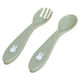 Miffy Set Baby Cutlery for 6+ Months Green 2 Pieces