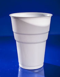 SPV Pahar De Unică Folosință Plastic Alb 250ml 50 Buc