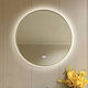 Inter Ceramic Makeup Mirror with Light Gold