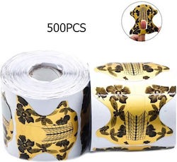 Gel Nagelformen Goldene Blumenmuster 500 Stück
