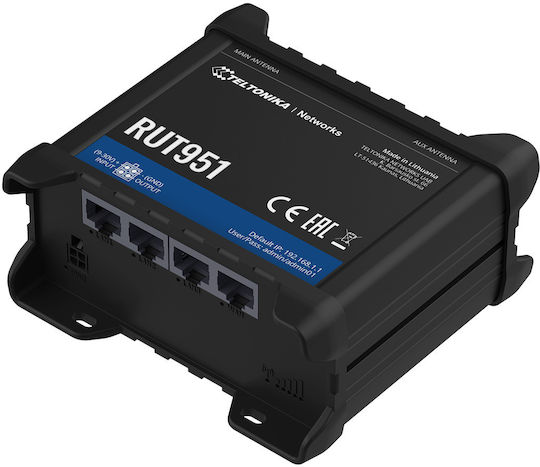 Teltonika RUT951 v1 Ασύρματο 4G Router με 4 Θύρες