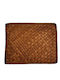 Leder Herrenbrieftasche mit RFID Tabac Braun