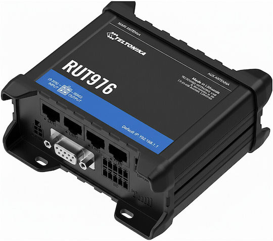 Teltonika RUT976 Ασύρματο 5G Router Wi‑Fi 4 με 4 Θύρες