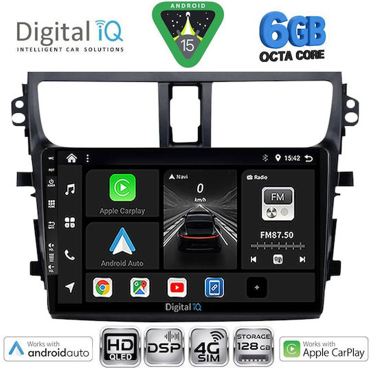Digital IQ Ηχοσύστημα Αυτοκινήτου για Suzuki Celerio 2015-2021 (Bluetooth/USB/WiFi/GPS/Apple-Carplay/Android-Auto) με Οθόνη Αφής 9"