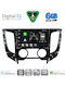 Digital IQ Car Audio System for Mitsubishi L200 2015-2019 with A/C Bluetooth USB WiFi GPS Apple CarPlay Android Auto with 9" Touch Screen