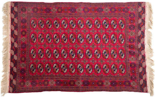 Класически Ръчно Изработен Руски Килим Bokhara 162x250 Cm в Бордо Червено