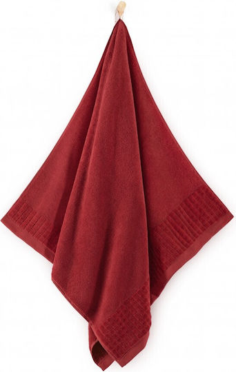Zwoltex 30x50cm Rote Badetuch Gewicht 500gr/m²