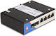 DeLock 88015 Unmanaged L2 Switch με 4 Θύρες Gigabit (1Gbps) Ethernet