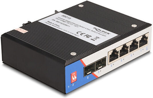 DeLock 88015 Unmanaged L2 Switch με 4 Θύρες Gigabit (1Gbps) Ethernet