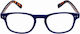 Frog Optical Lesebrillen +3.50 in Blau Farbe