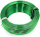 Blumenstützen & Bindematerial Draht Kleiner Ring 1mmx50m Grün