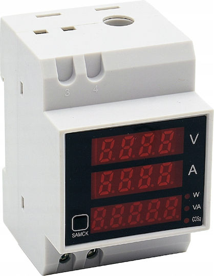 Digital Wattmeter für Elektrische Messgeräte Schiene Monophasisch