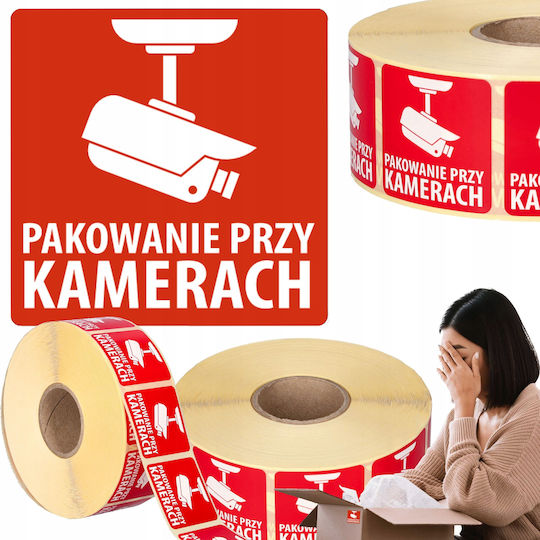 Labels 1000 Αυτοκόλλητες Ετικέτες σε Ρολό 40x40mm