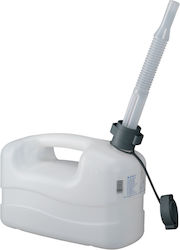 Canistră de combustibil HDPE 5 l cu țeavă de drenaj