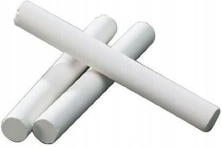 Colorino White Dustless Chalk 16 Pcs