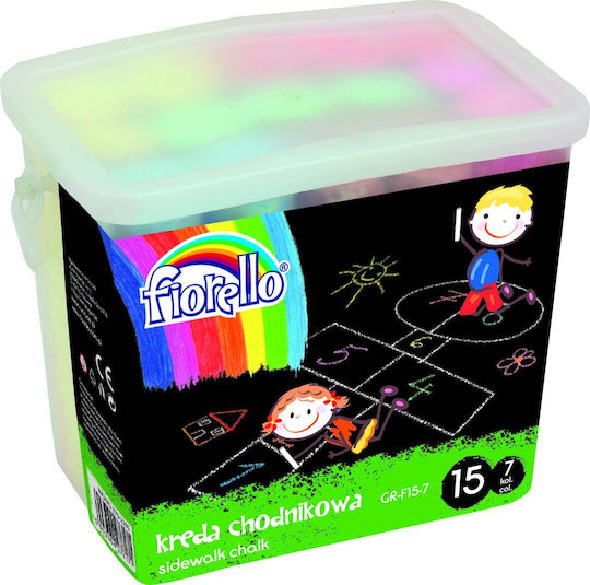 Fiorello Σετ 15 Λευκές Κιμωλίες