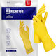 Mercator Medical Latex Untersuchungshandschuhe in Gelber Farbe 2Stücke