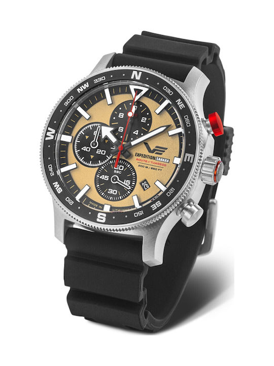 Vostok Europe Expedition Ρολόι Μπαταρίας με Καουτσούκ Λουράκι
