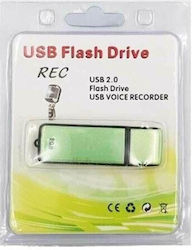 Usb Flash Drive Spy Bug Green 8GB