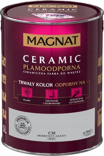Magnat Keramik Innenfarbe Silber Granit 5l