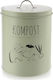 Kitchen Composter Carbon Filter Metal Green Greenish 8 L