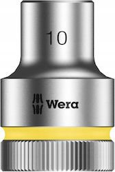 Wera Zyklop Steckdosen Καρυδάκι mit Rahmen Gastgeber 1/2"