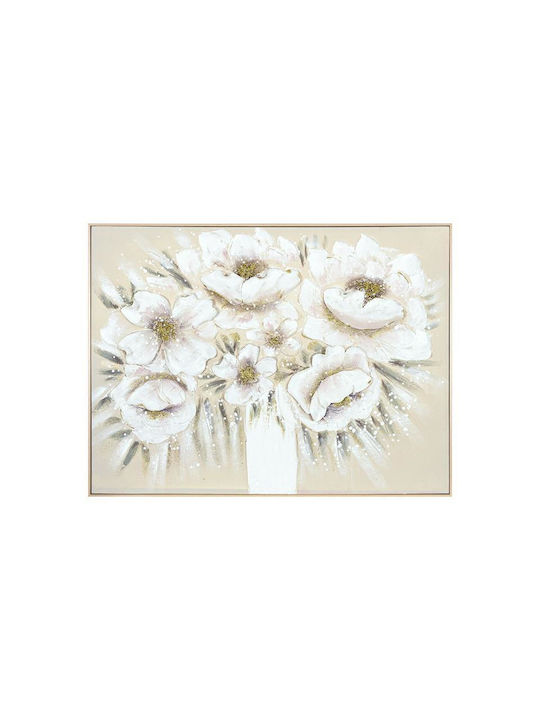 Canvas Painting Fylliana Fl25134 White-Gold-Black 122x92cm