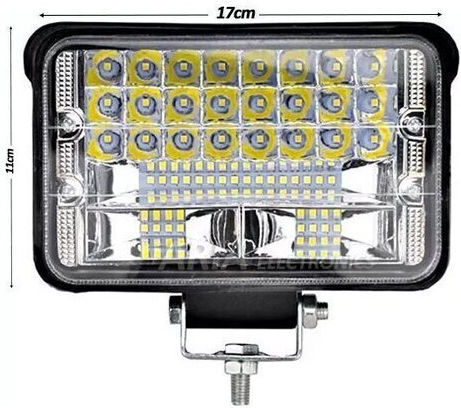 LED Прожектор за работа 12V 17x11cm Камиони SUV
