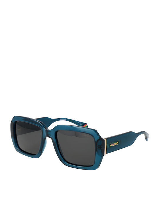 Polaroid Unisex Ochelari de Soare cu Ramă Verde...