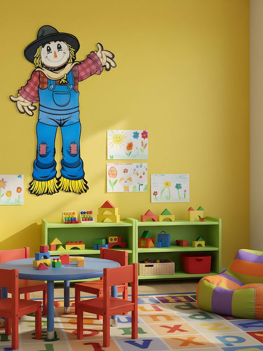Decorațiune De Perete Pentru Copii Albastră 91.4x31.5cm