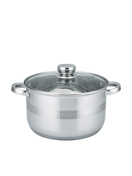 Rosberg Tiefroster Edelstahl Kochtopf 7,8l /