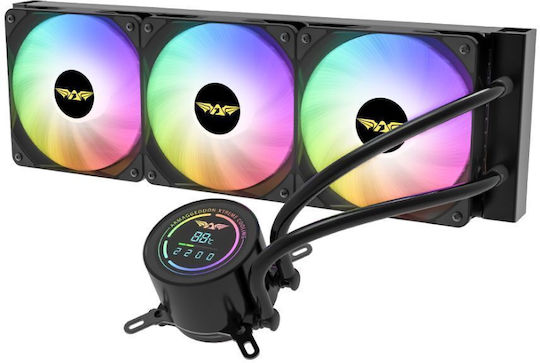 Armaggeddon A360 Răcire cu Lichid AIO CPU cu 3 Ventilatoare 120mm și Iluminare ARGB