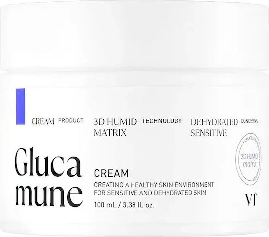 VT Cosmetics Glucamune Ενυδατική Κρέμα Προσώπου 100ml