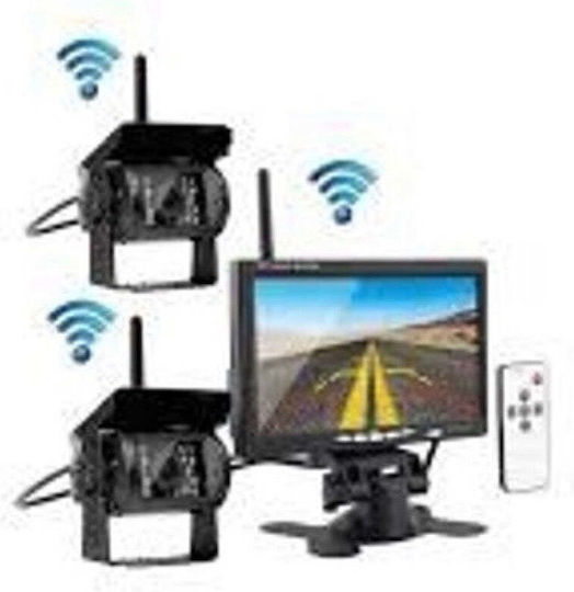 Sistem Wireless de Cameră de Marșarier de 7 Inchi 2 Camere