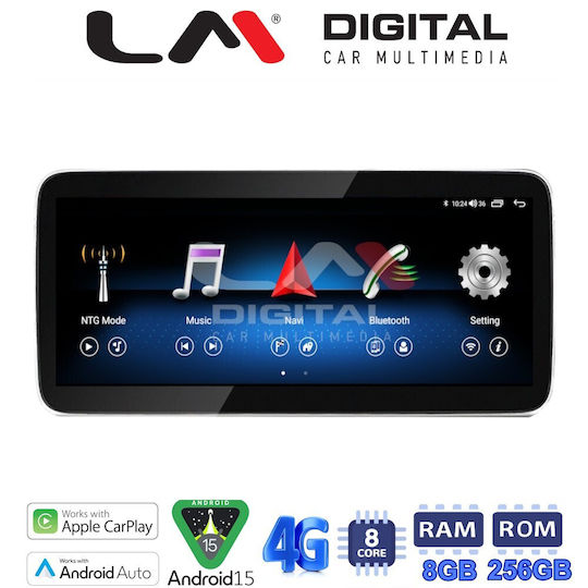 LM Digital Car Audio System for Mercedes-Benz A Class and CLA Class 2013 to 2017 Bluetooth USB Wi-Fi GPS Apple CarPlay Android Auto