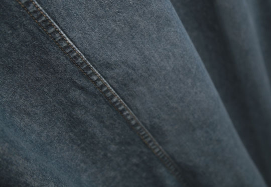 Graccioza Denim Jean Fabric Shower Curtain 180x200cm Blue