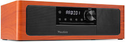 Audizio Ηχοσύστημα 2.0 Lunata SOHIF1039 50W με CD Player και Bluetooth Cherry