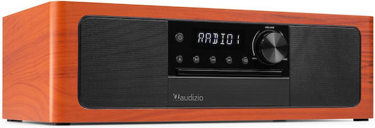 Audizio Ηχοσύστημα 2.0 Lunata SOHIF1039 50W με CD Player και Bluetooth Cherry