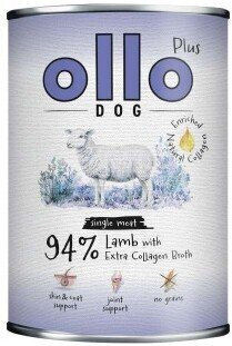 Ollo Υγρή Τροφή Σκύλων σε Κονσέρβα με Αρνί 800gr