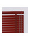 BetterHome 825012 Jalousie & Rollläden Aluminium in Roter Farbe P80xH120cm