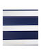 BetterHome Roller Blinds 525875 Partial Blackout Double Blue W120xH120cm MHB-7546-40-120x120