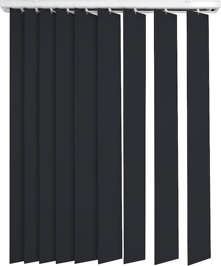 BetterHome 627090 Στόρι Σκίασης Υφασμάτινο σε Μαύρο Χρώμα Π160xΥ80εκ.