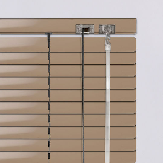BetterHome 836110 Jalousie & Rollläden Aluminium in Braune Farbe P140xHöhe120cm